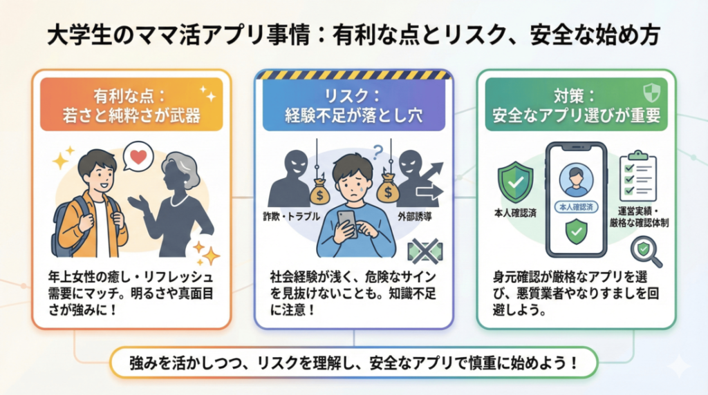 大学生でもママ活アプリで出会える？実際のところ